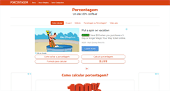 Desktop Screenshot of porcentagem.org