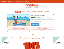Tablet Screenshot of porcentagem.org